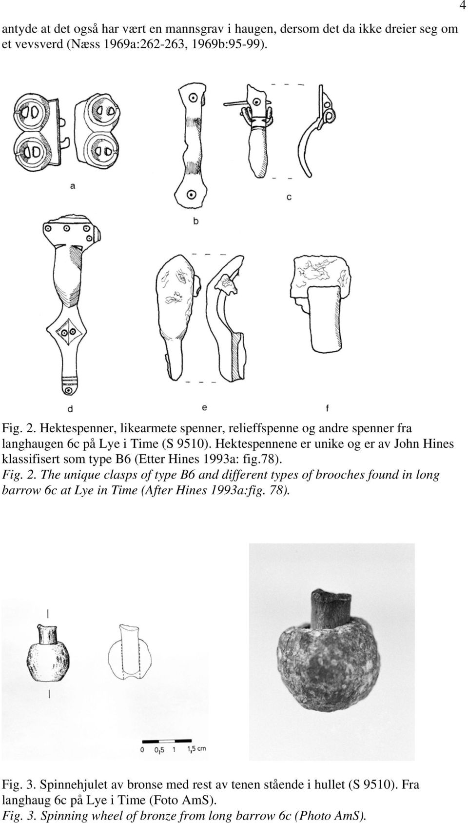 Hektespennene er unike og er av John Hines klassifisert som type B6 (Etter Hines 1993a: fig.78). Fig. 2.