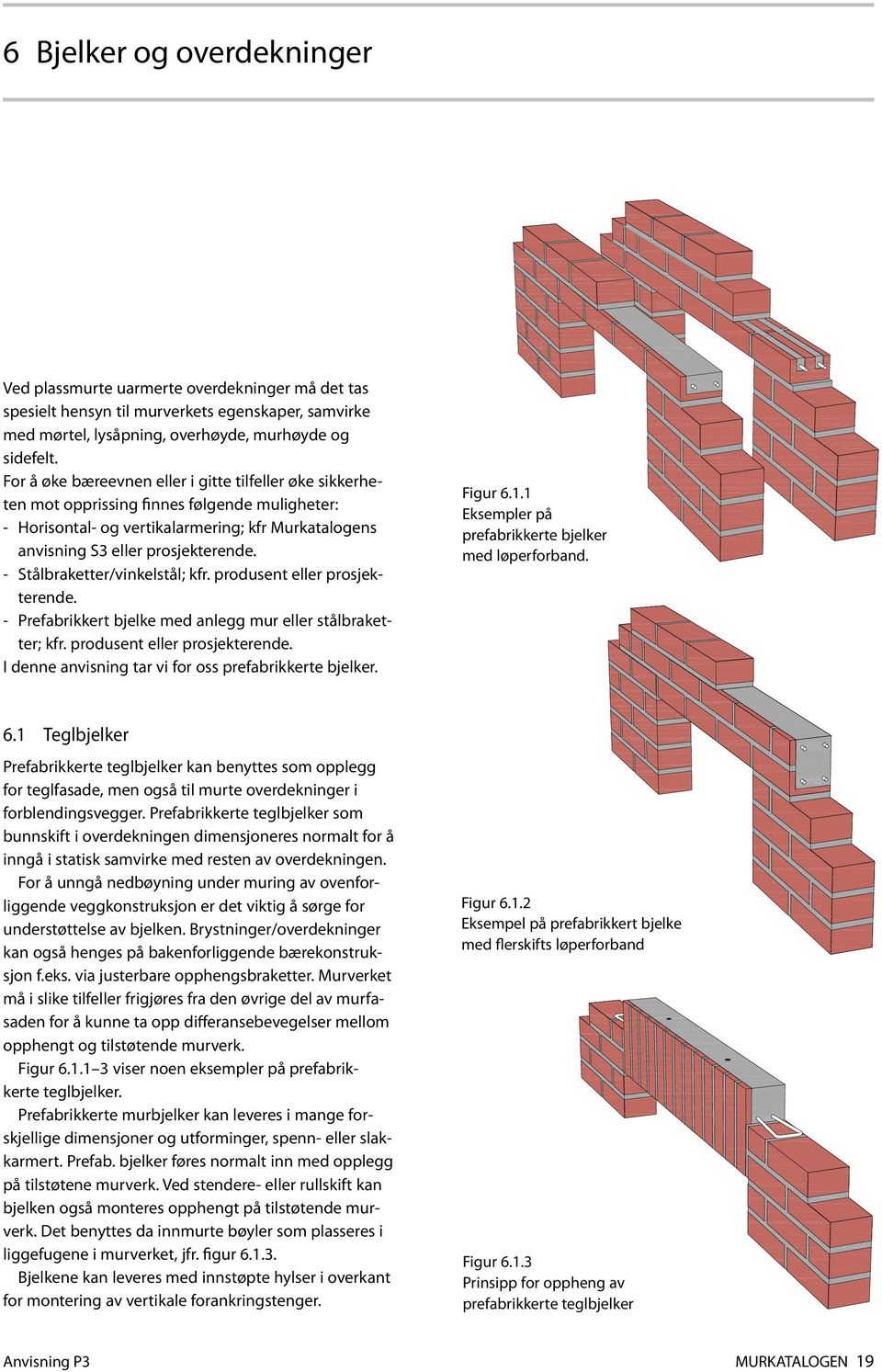 - Stålbraketter/vinkelstål; kfr. produsent eller prosjekterende. - Prefabrikkert bjelke med anlegg mur eller stålbraketter; kfr. produsent eller prosjekterende. I denne anvisning tar vi for oss prefabrikkerte bjelker.