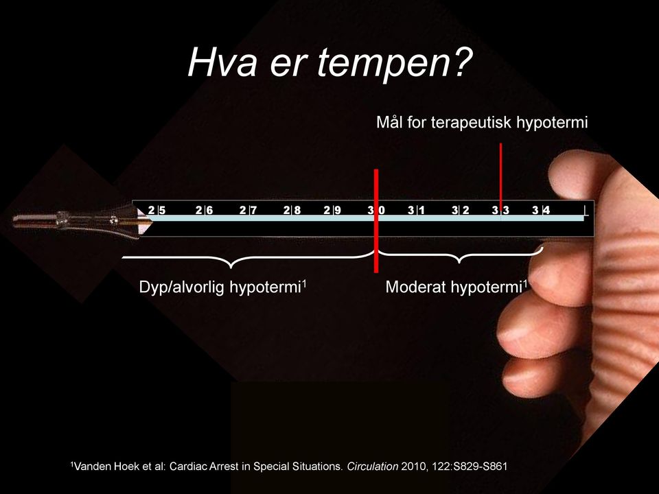 3 1 3 2 3 3 3 4 Dyp/alvorlig hypotermi 1 Moderat