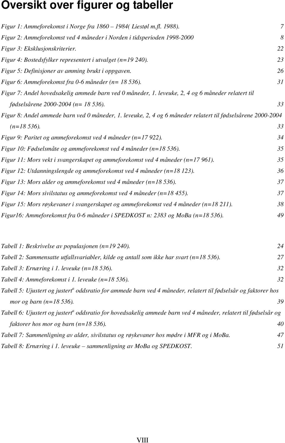 23 Figur 5: Definisjoner av amming brukt i oppgaven. 26 Figur 6: Ammeforekomst fra 0-6 måneder (n= 18 536). 31 Figur 7: Andel hovedsakelig ammede barn ved 0 måneder, 1.