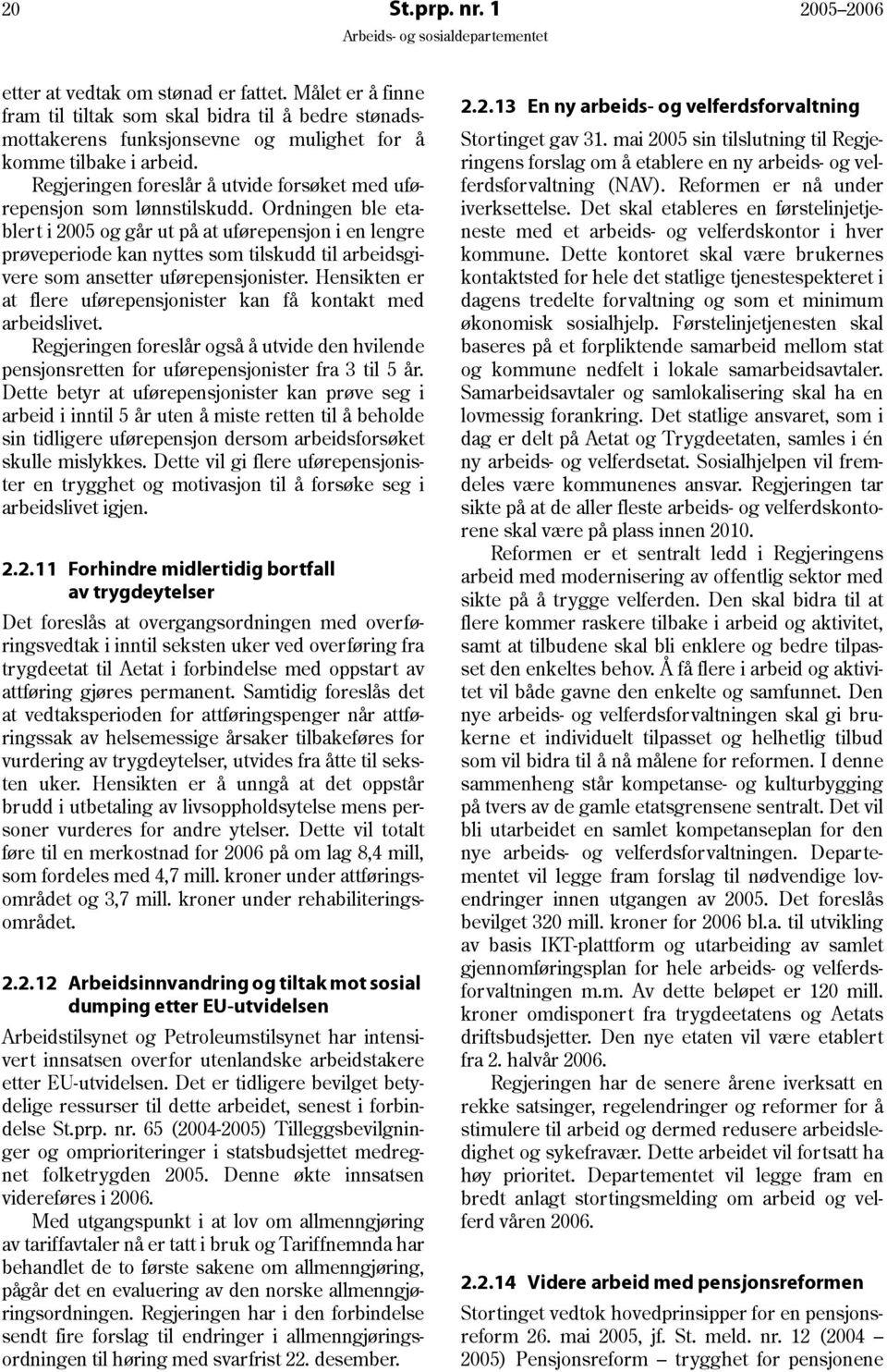 Ordningen ble etablert i 2005 og går ut på at uførepensjon i en lengre prøveperiode kan nyttes som tilskudd til arbeidsgivere som ansetter uførepensjonister.