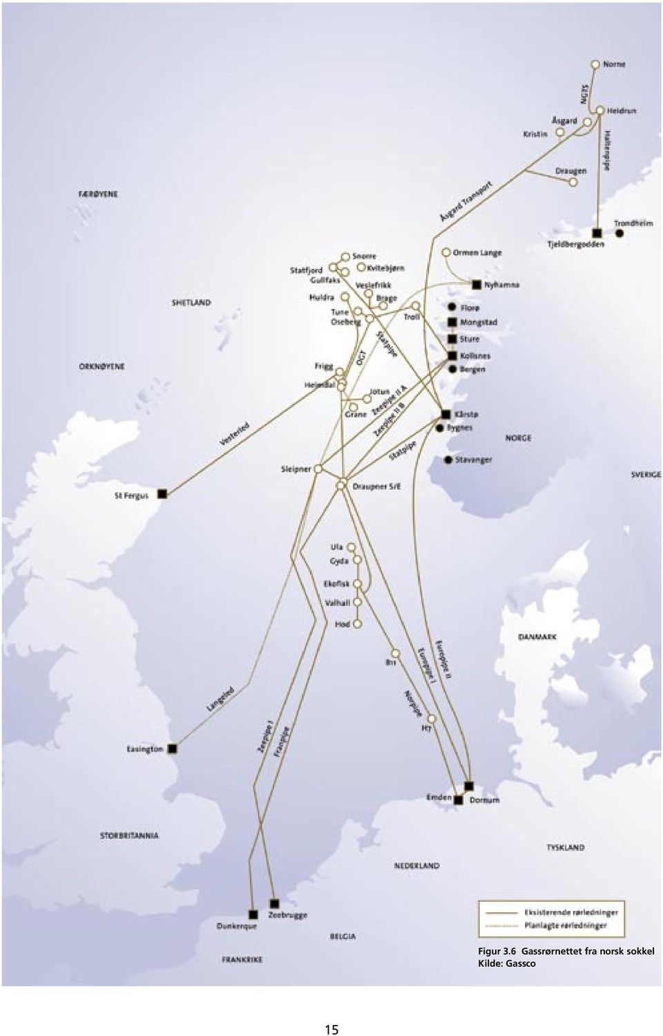 Gassrørnettet