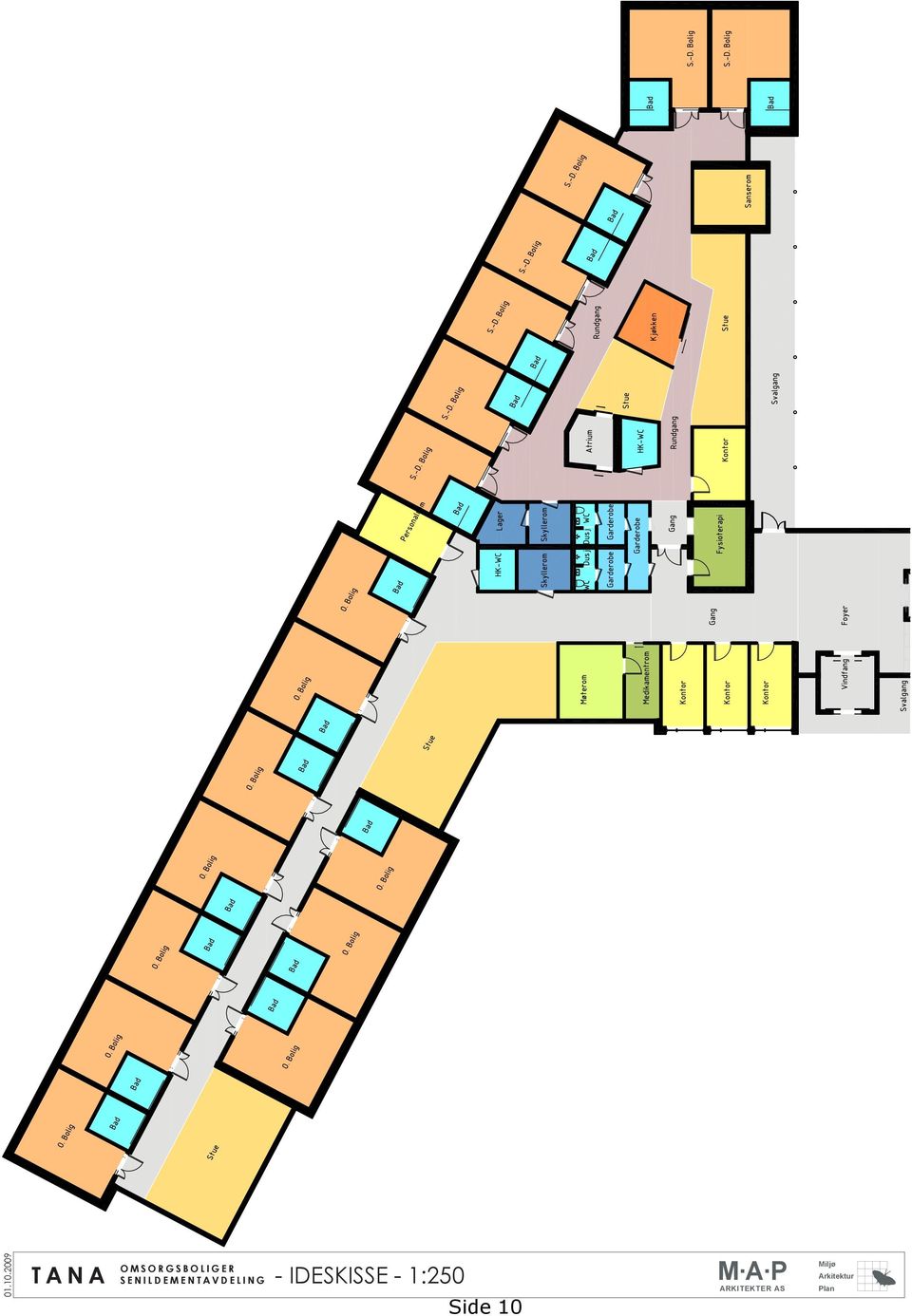 - IDESKISSE - 1:250 Side 10 M A P ARKITEKTER