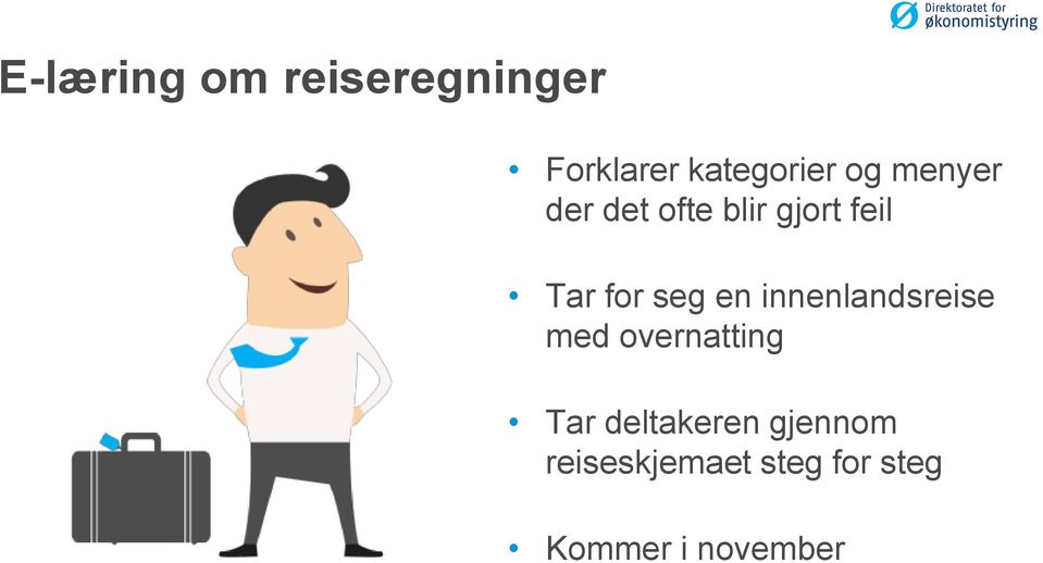 innenlandsreise med overnatting Tar deltakeren