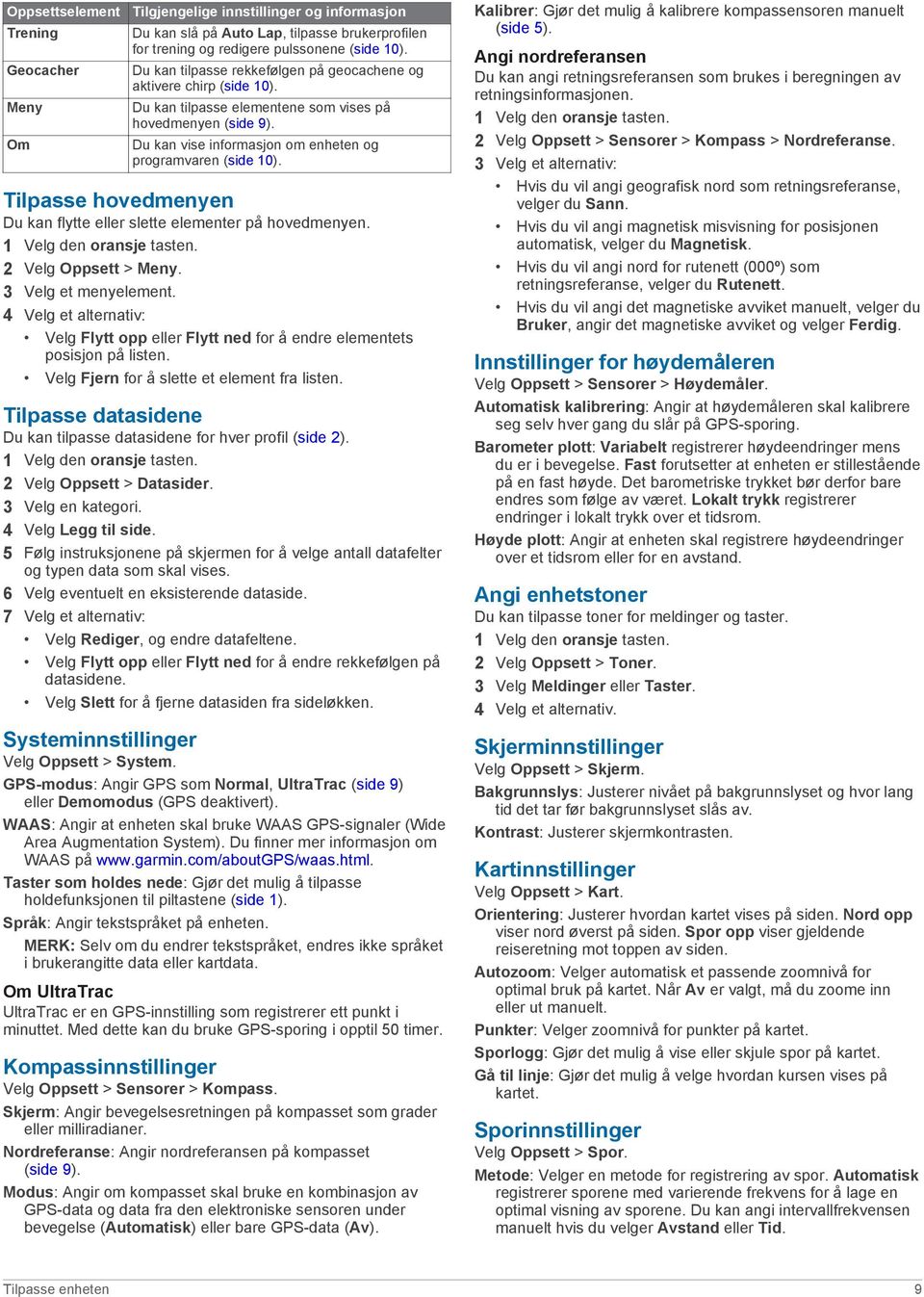 Tilpasse hovedmenyen Du kan flytte eller slette elementer på hovedmenyen. 2 Velg Oppsett > Meny. 3 Velg et menyelement.