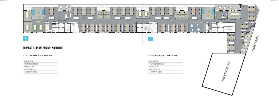 ETG - BRUKER B, 750 KVM BTA: 54 PLASSER 1 PLASS RESEPSJON