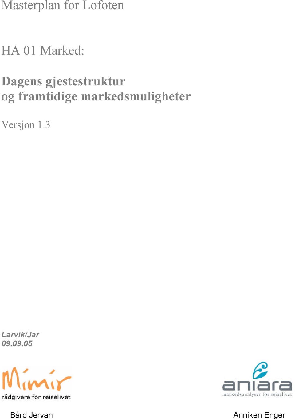 markedsmuligheter Versjon 1.