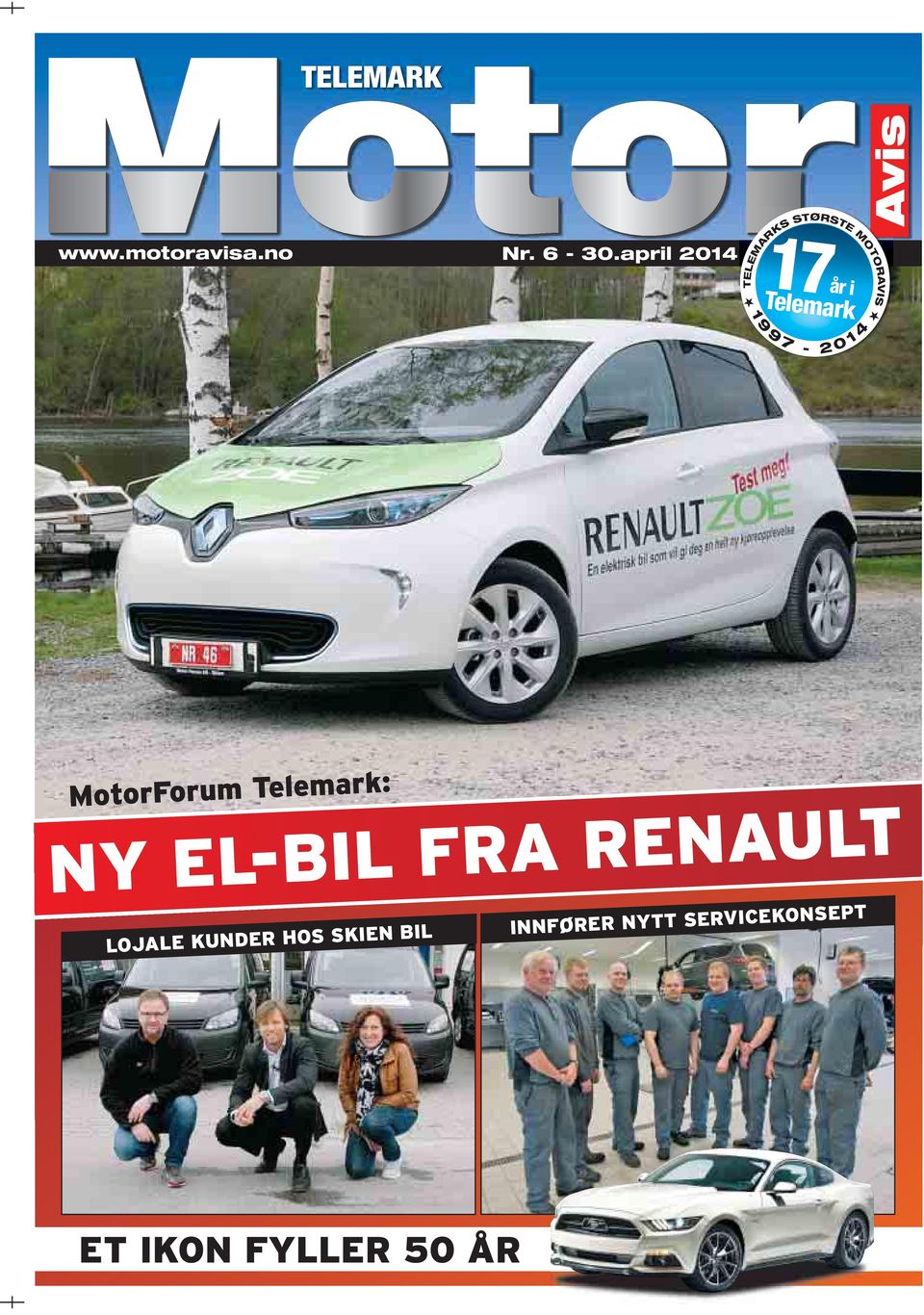 9 9 7-2 0 1 4 MotorForum Telemark: NY EL-BIL FRA RENAULT