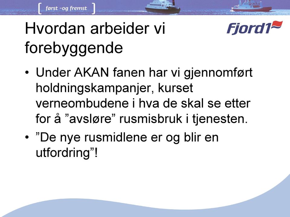 verneombudene i hva de skal se etter for å avsløre