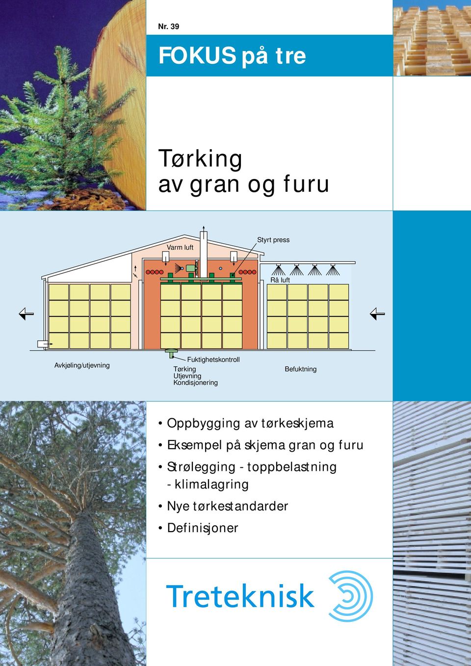 Kondisjonering Befuktning Oppbygging av tørkeskjema Eksempel på skjema