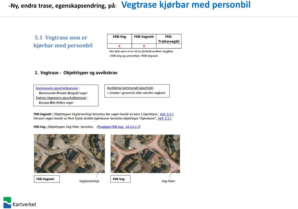 på: Vegtrase