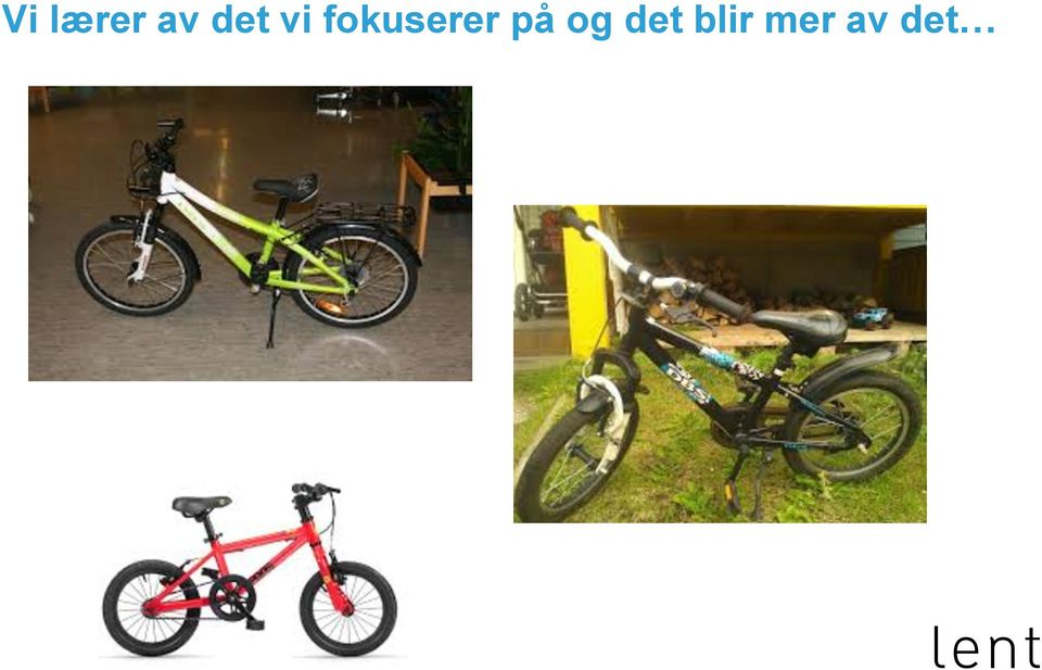 fokuserer på