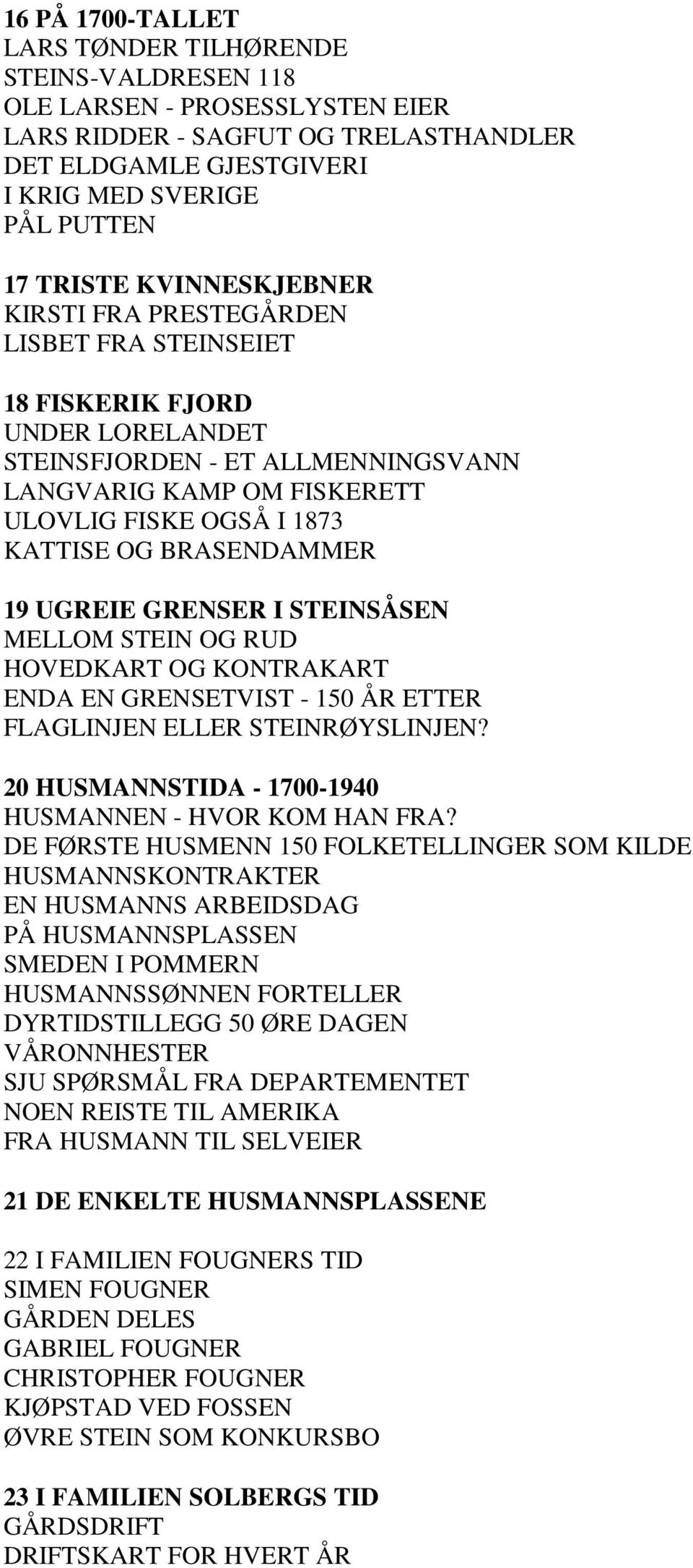 BRASENDAMMER 19 UGREIE GRENSER I STEINSÅSEN MELLOM STEIN OG RUD HOVEDKART OG KONTRAKART ENDA EN GRENSETVIST - 150 ÅR ETTER FLAGLINJEN ELLER STEINRØYSLINJEN?