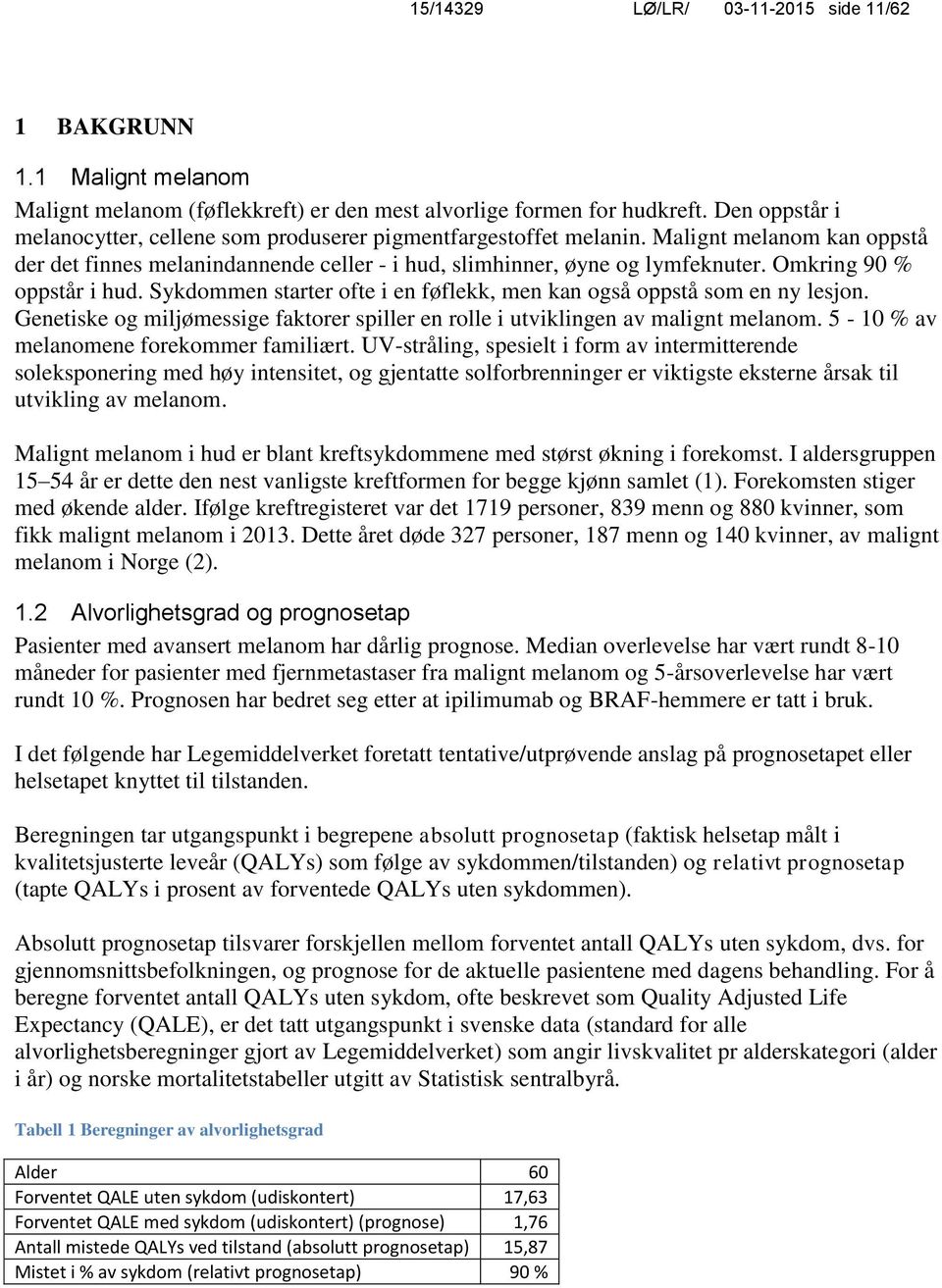 Omkring 90 % oppstår i hud. Sykdommen starter ofte i en føflekk, men kan også oppstå som en ny lesjon. Genetiske og miljømessige faktorer spiller en rolle i utviklingen av malignt melanom.