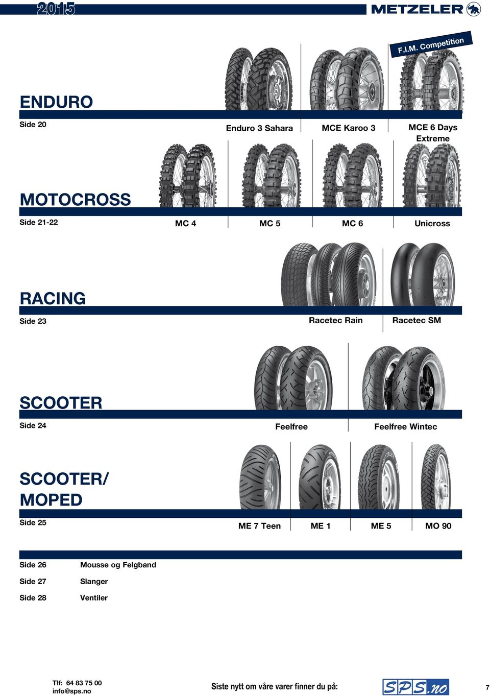 2122 MC 4 MC 5 MC 6 Unicross RACING Side 23 Racetec Rain Racetec SM