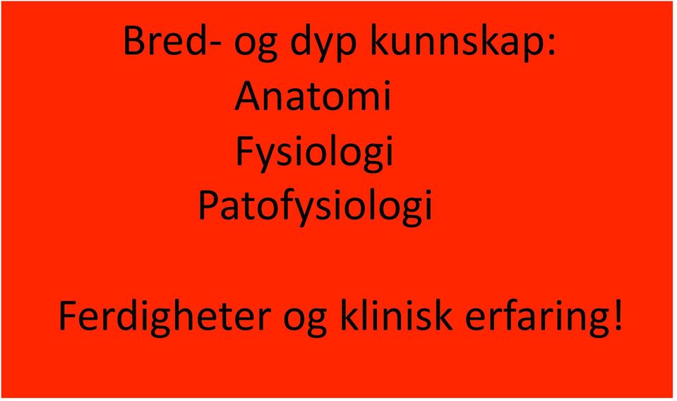 Fysiologi