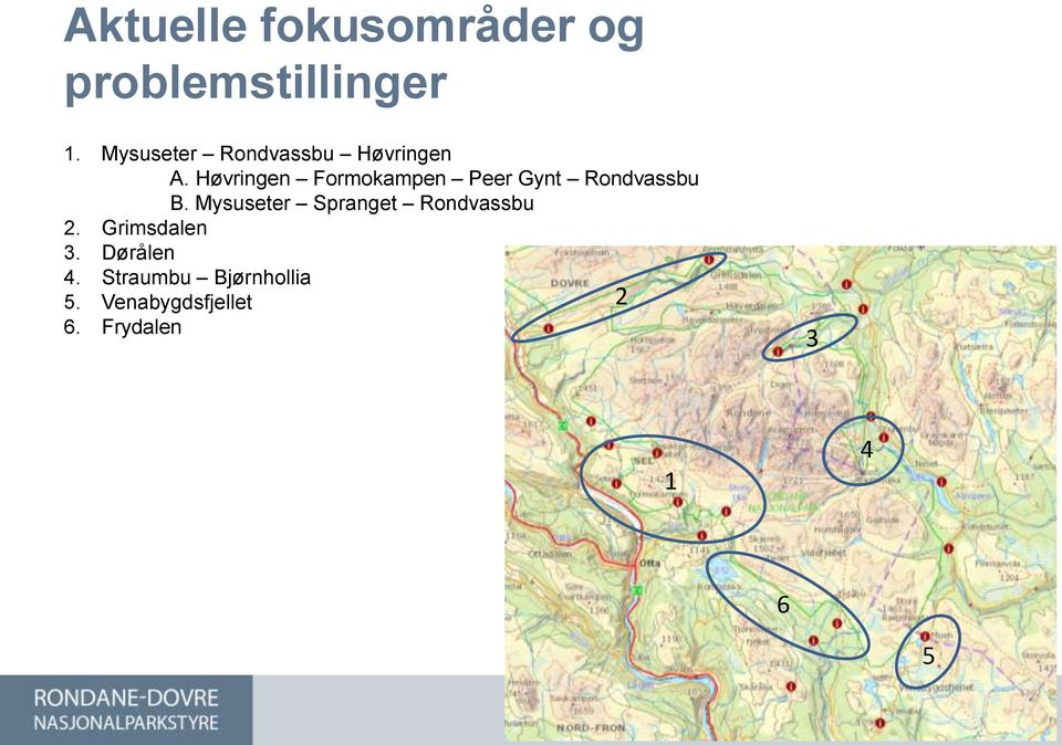 Høvringen Formokampen Peer Gynt Rondvassbu B.