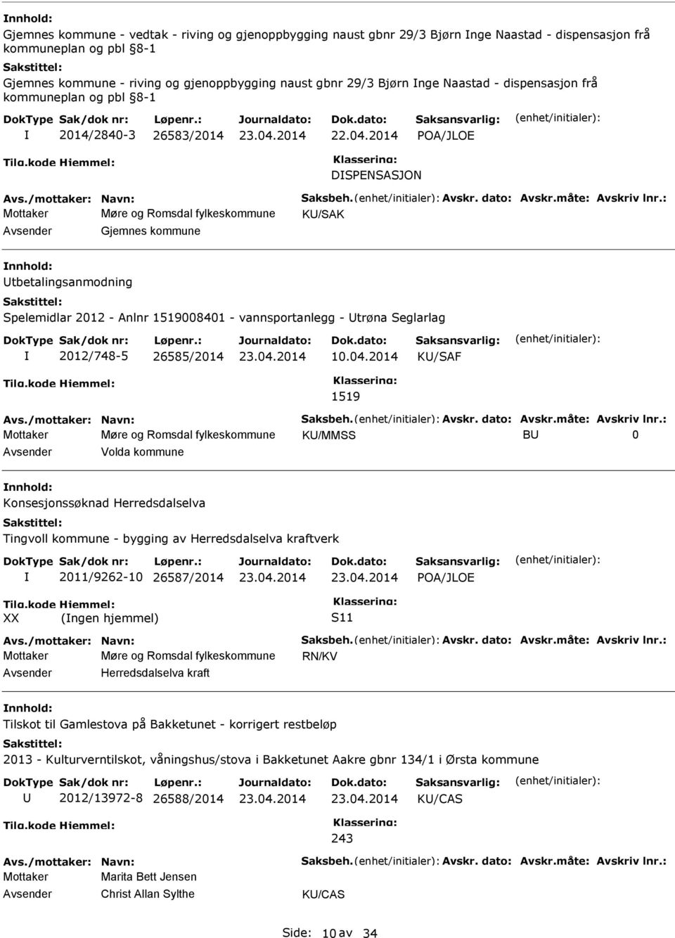 1519008401 - vannsportanlegg - trøna Seglarlag 2012/748-5 26585/2014 10.04.