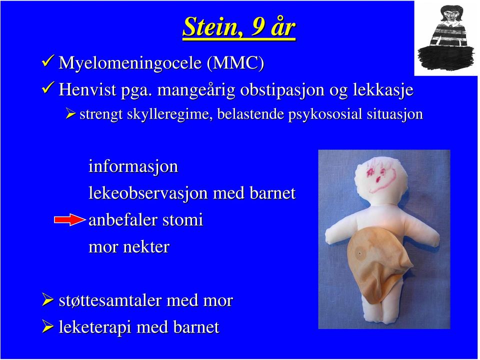 belastende psykososial situasjon informasjon lekeobservasjon