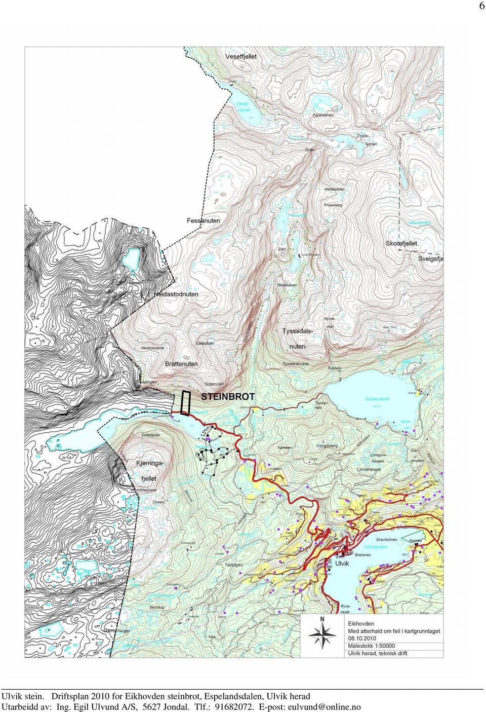 Espelandsdalen, Ulvik herad Utarbeidd av: