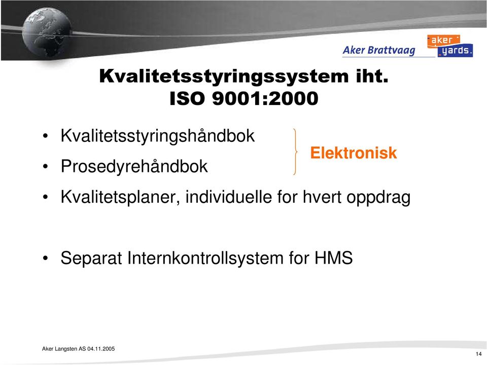 Prosedyrehåndbok Elektronisk Kvalitetsplaner,