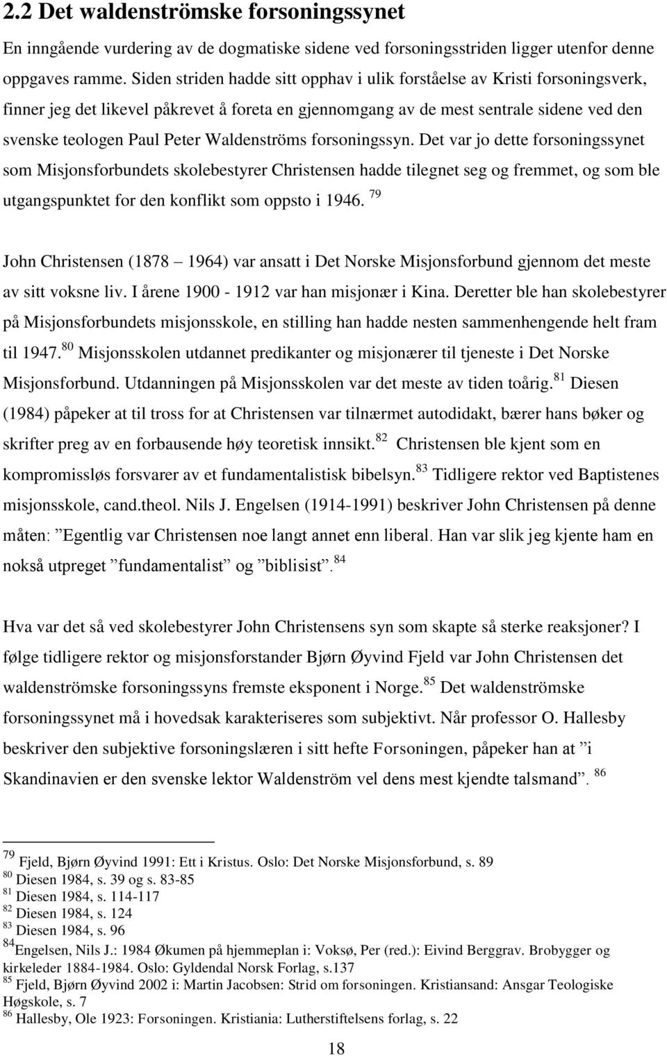 Waldenströms forsoningssyn.