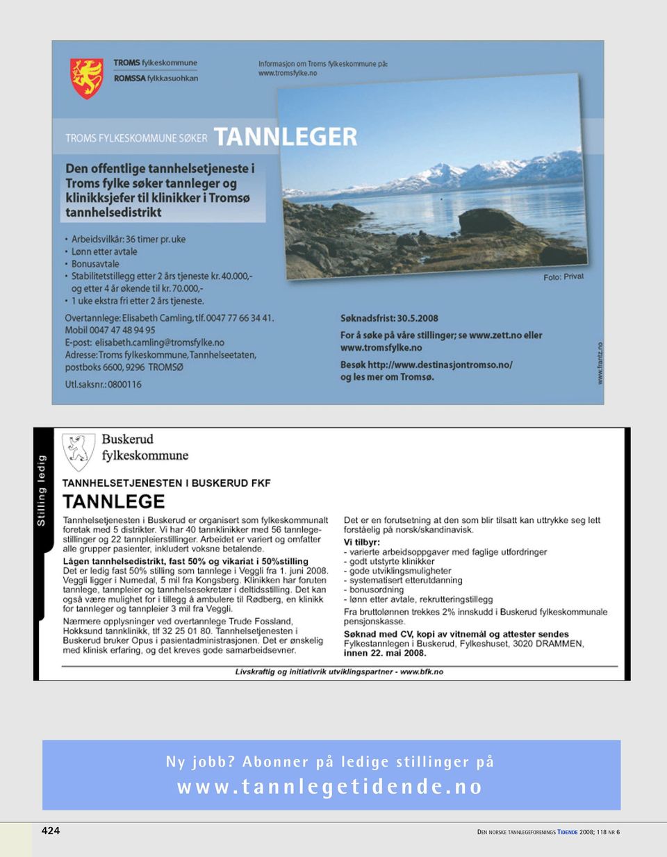 på www.tannlegetidende.