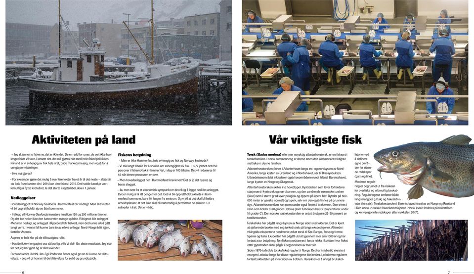 For eksempel gjøre det mulig å overføre kvoter fra et år til det neste altså får du ikek fiske kvoten din i 2014 kan den fiskes i 2015.