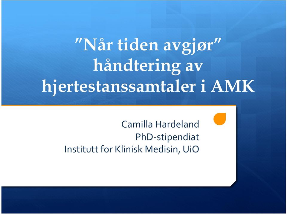 Camilla Hardeland PhD-