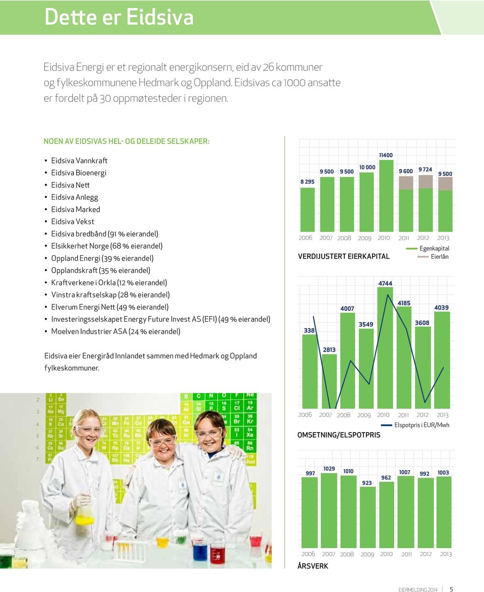 eierandel) Oppland Energi (39 % eierandel) Opplandskraft (35 % eierandel) Kraftverkene i Orkla (12 % eierandel) Vinstra kraftselskap (28 % eierandel) Elverum Energi Nett (49 % eierandel)