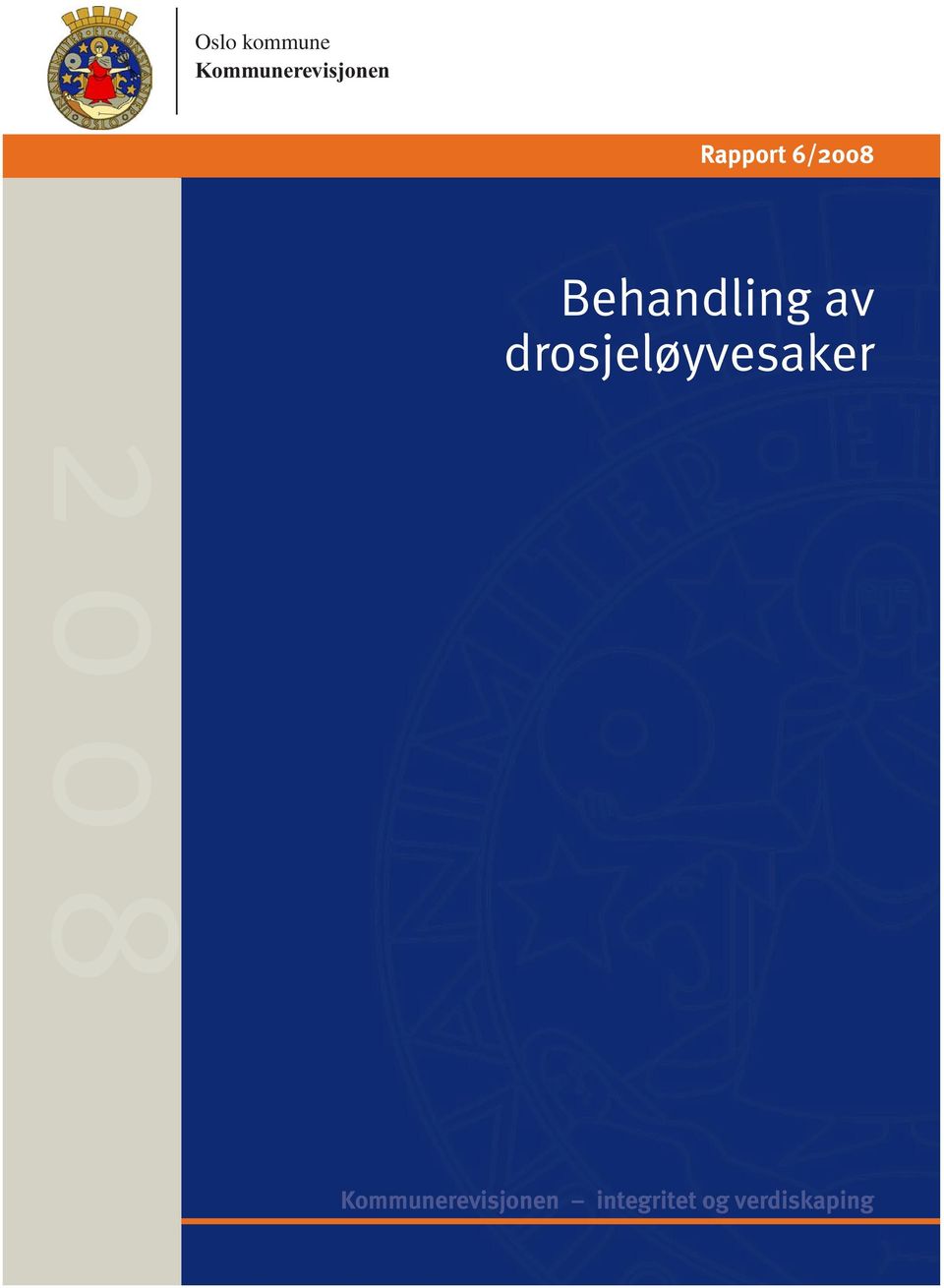 drosjeløyvesaker 2008