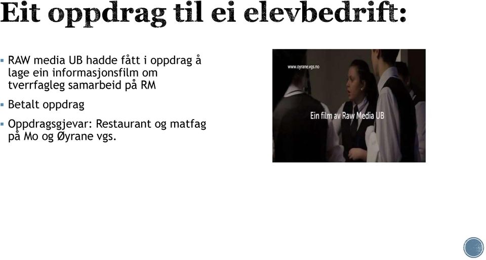 samarbeid på RM Betalt oppdrag