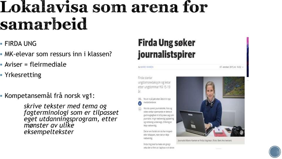 norsk vg1: skrive tekster med tema og fagterminologi som