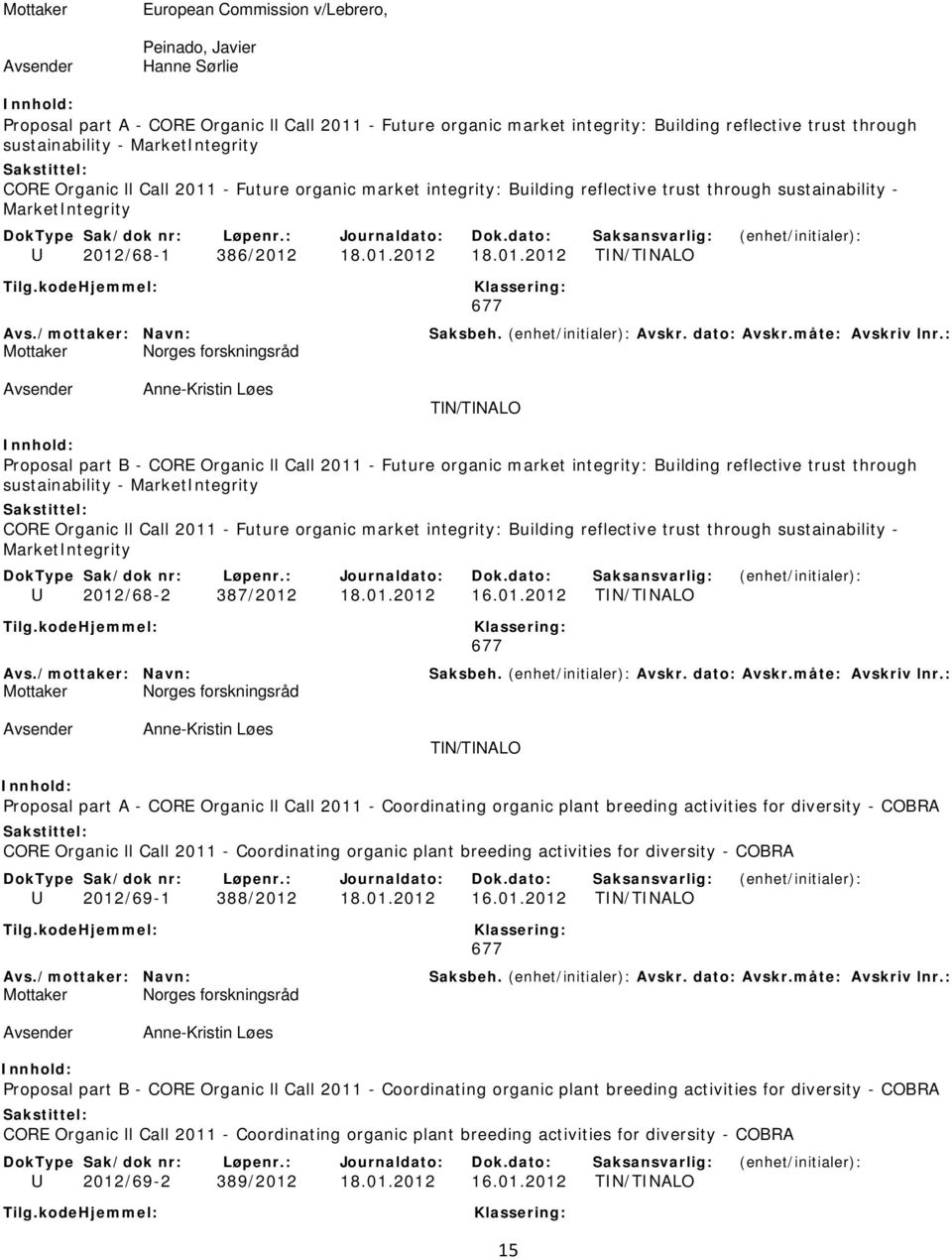 - Future organic market integrity: Building reflective trust through sustainability - MarketIntegrity U 2012