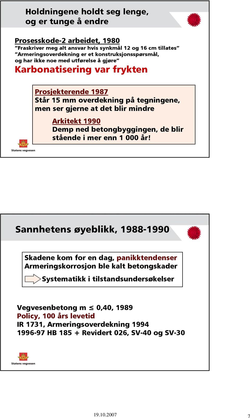 mindre Arkitekt 1990 Demp ned betongbyggingen, de blir stående i mer enn 1 000 år!