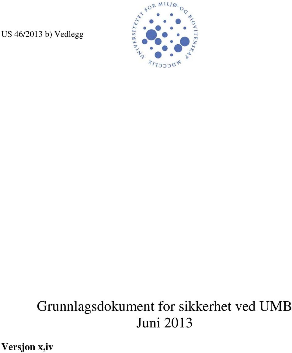 Grunnlagsdokument for