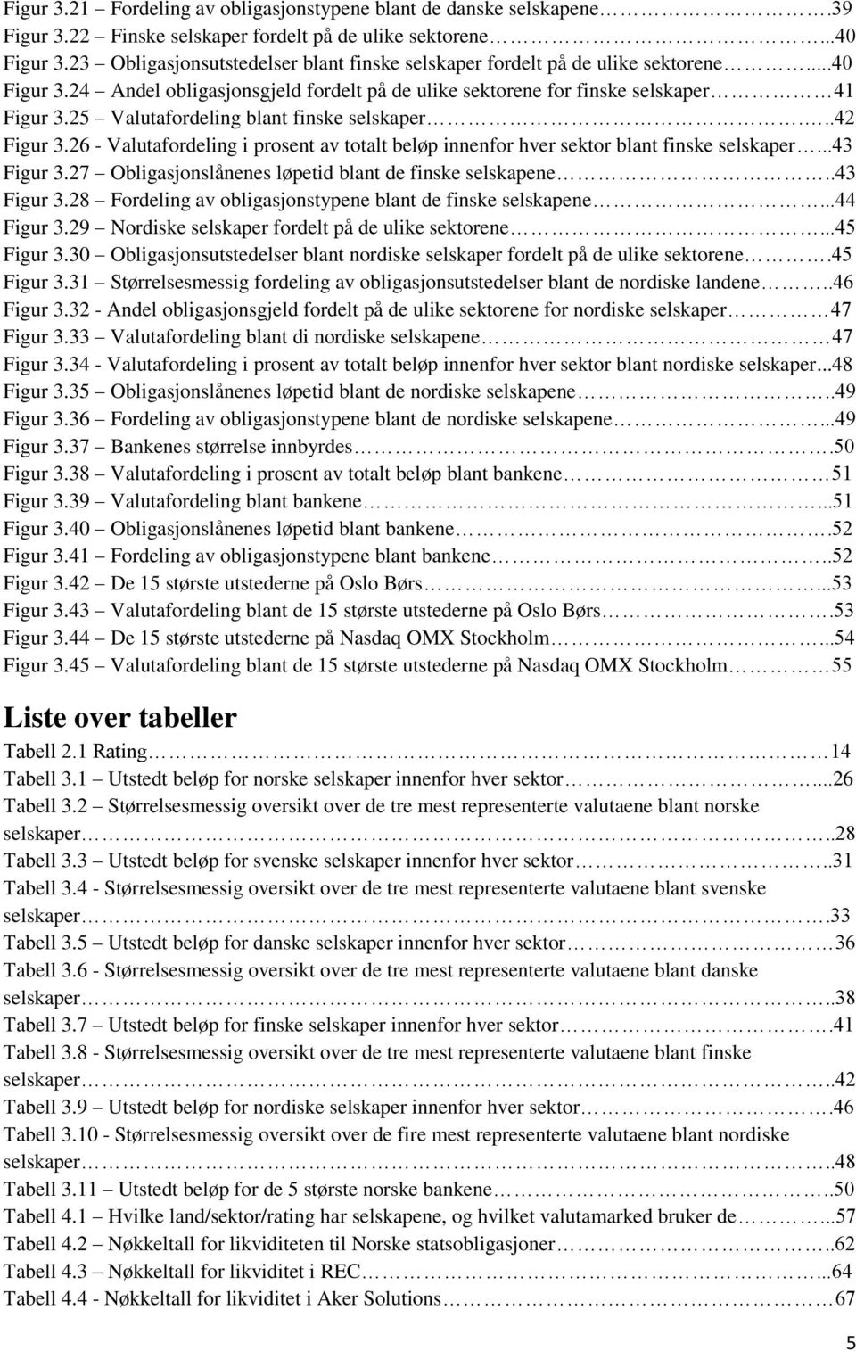 25 Valutafordeling blant finske selskaper...42 Figur 3.26 - Valutafordeling i prosent av totalt beløp innenfor hver sektor blant finske selskaper...43 Figur 3.