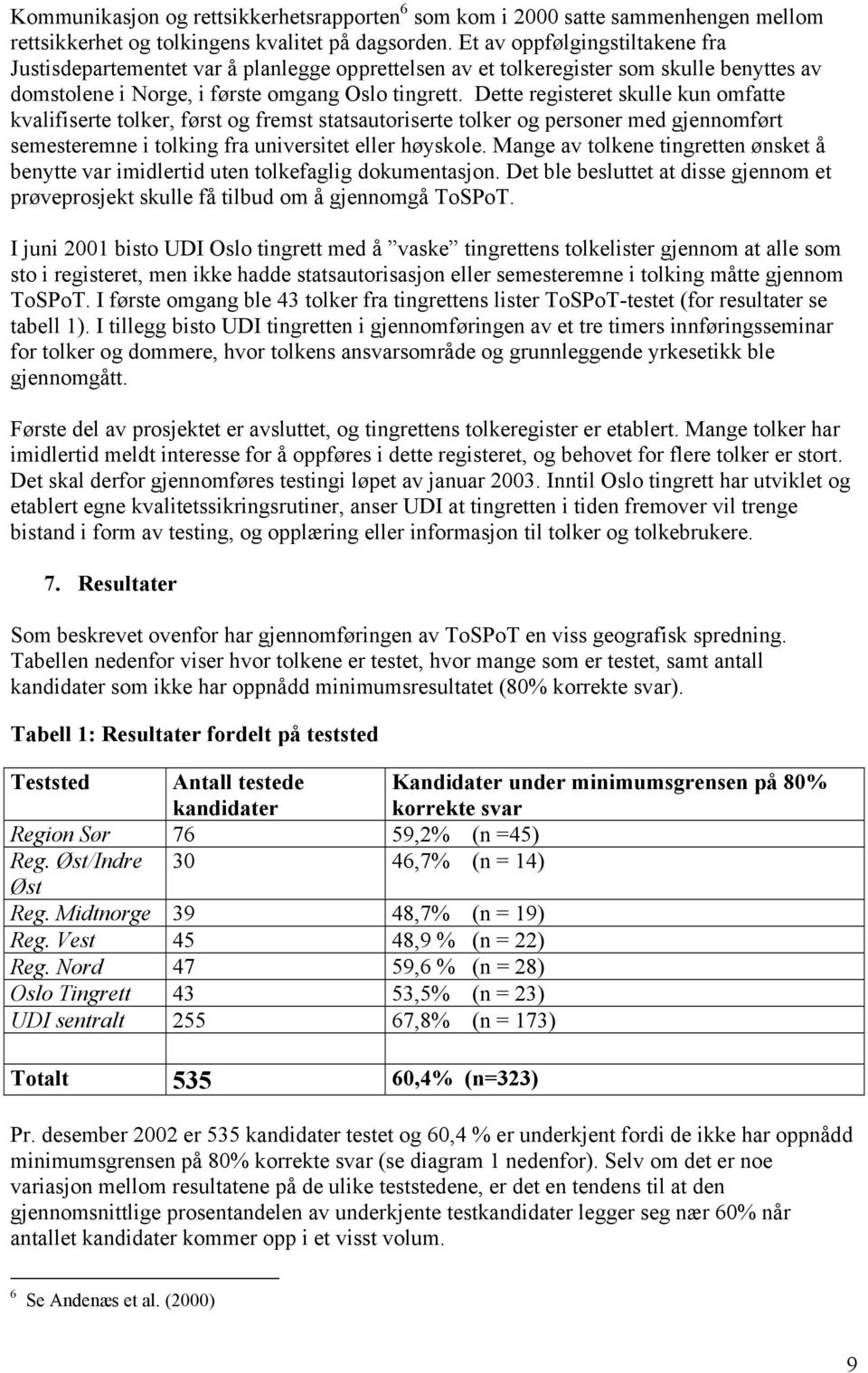 Dette registeret skulle kun omfatte kvalifiserte tolker, først og fremst statsautoriserte tolker og personer med gjennomført semesteremne i tolking fra universitet eller høyskole.