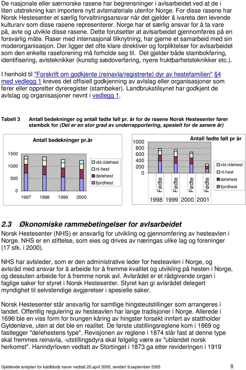 Norge har et særlig ansvar for å ta vare på, avle og utvikle disse rasene. Dette forutsetter at avlsarbeidet gjennomføres på en forsvarlig måte.