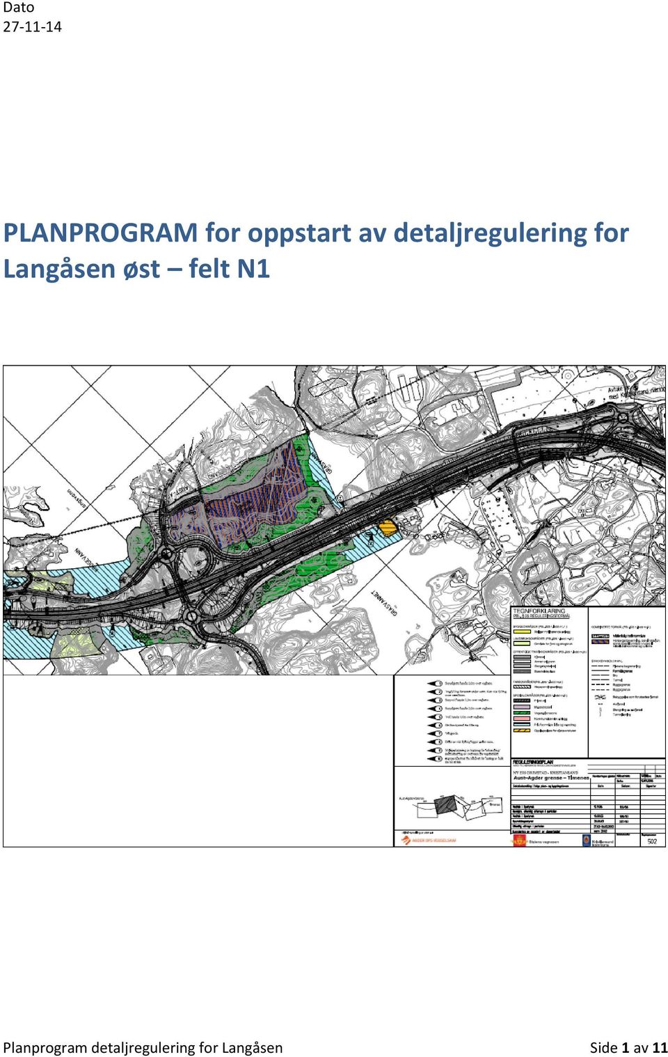 Langåsen øst felt N1 Planprogram