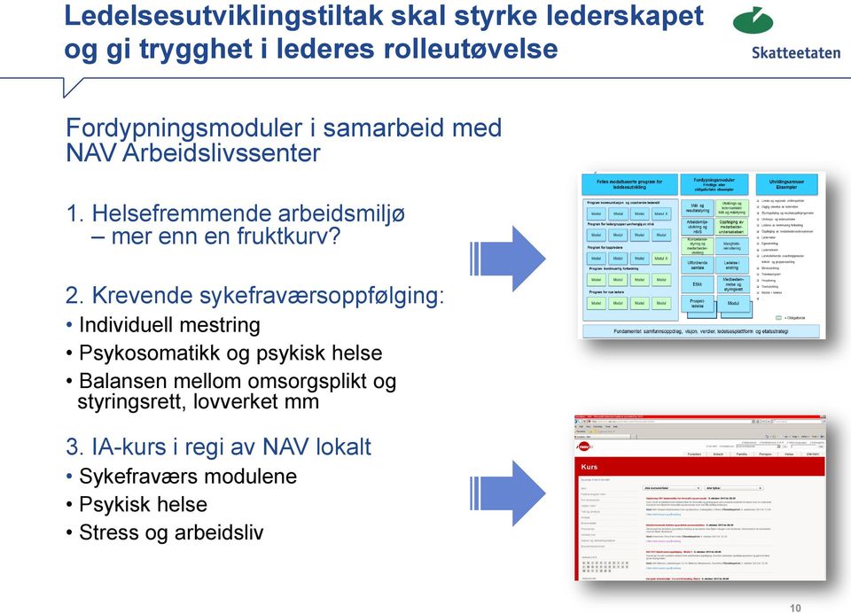 Krevende sykefraværsoppfølging: Individuell mestring Psykosomatikk og psykisk helse Balansen mellom