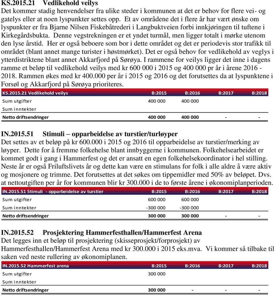 Denne vegstrekningen er et yndet turmål, men ligger totalt i mørke utenom den lyse årstid.