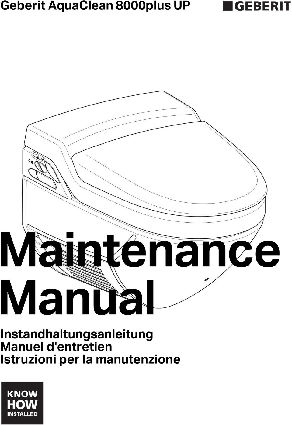 Instandhaltungsanleitung