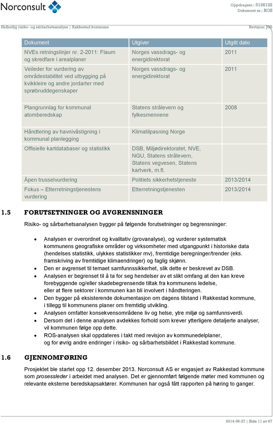 vassdrags- og energidirektorat 2011 2011 Plangrunnlag for kommunal atomberedskap Statens strålevern og fylkesmennene 2008 Håndtering av havnivåstigning i kommunal planlegging Offisielle kartdatabaser