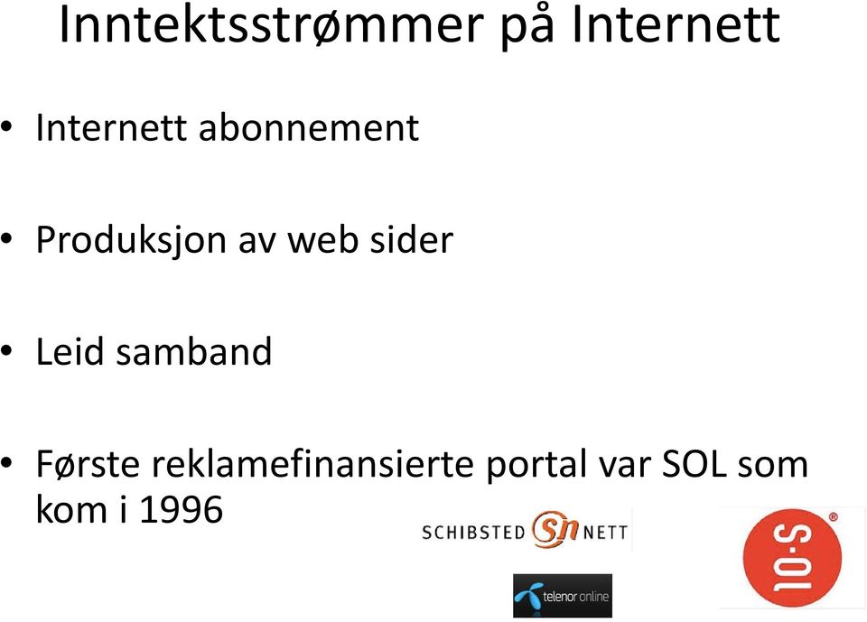 web sider Leid samband Første