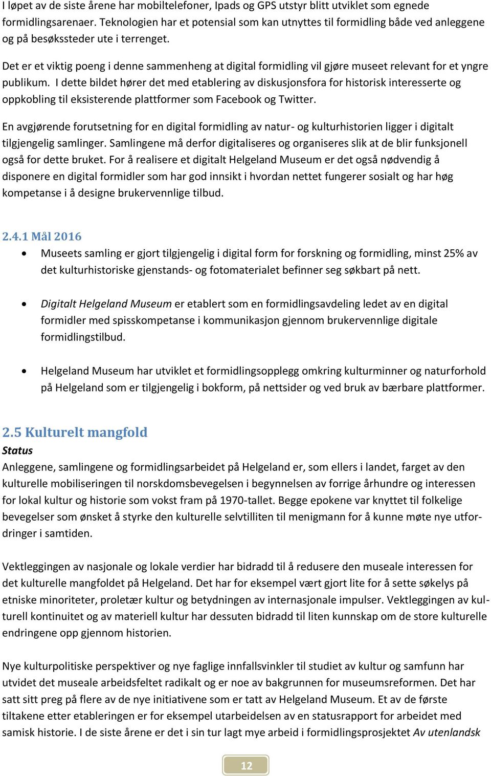 Det er et viktig poeng i denne sammenheng at digital formidling vil gjøre museet relevant for et yngre publikum.