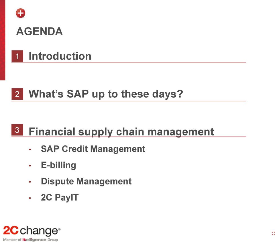 3 Financial supply chain