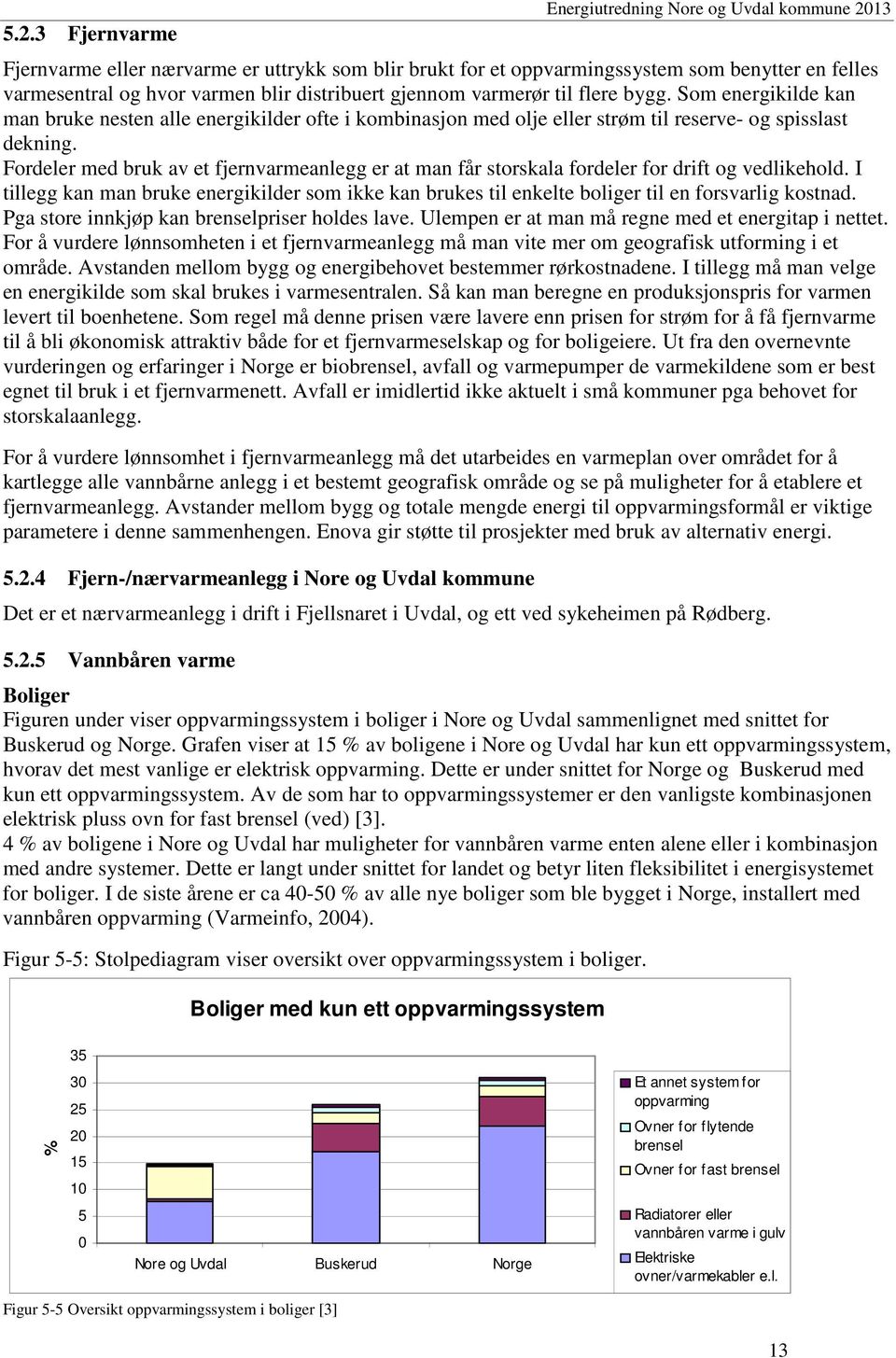 Fordeler med bruk av et fjernvarmeanlegg er at man får storskala fordeler for drift og vedlikehold.