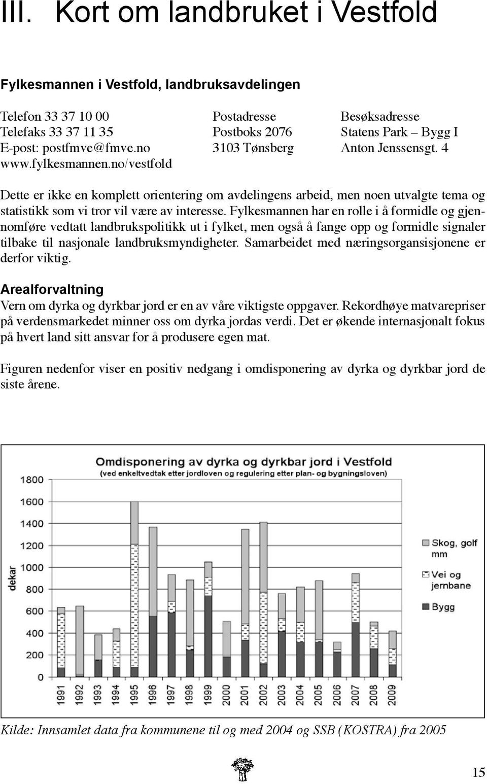 no/vestfold Dette er ikke en komplett orientering om avdelingens arbeid, men noen utvalgte tema og statistikk som vi tror vil være av interesse.