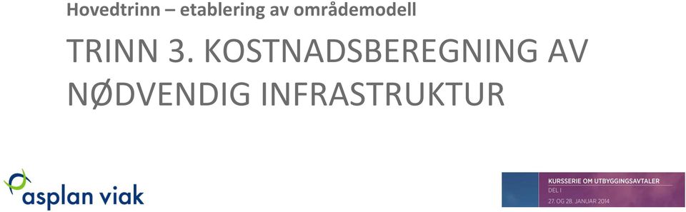 3. KOSTNADSBEREGNING